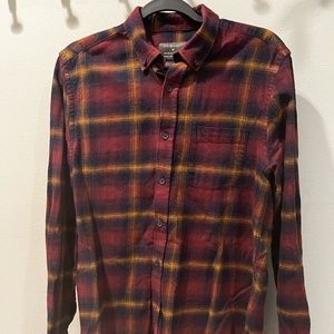 Red & Orange Medium Primark Button-Down Shirt Men's